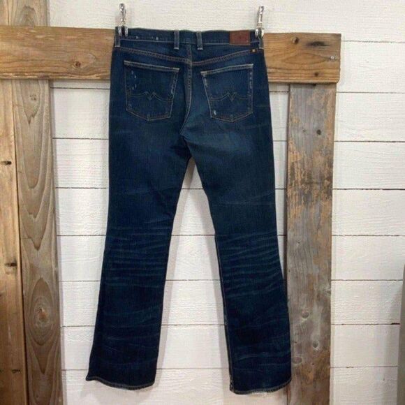 Lucky Women’s Sweet N Low Dark Wash Distressed Bootcut Size 4 - Picture 5 of 8